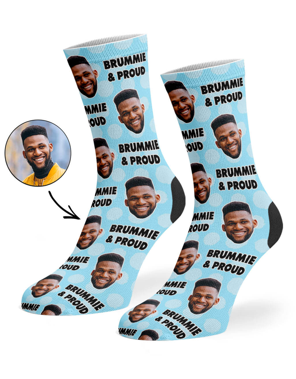 Personalised Brummie & Proud Socks