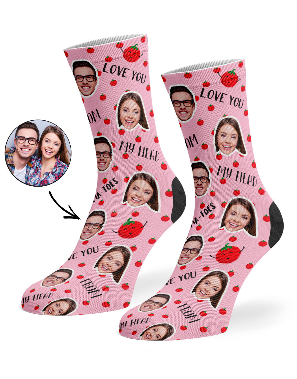 Head To-Ma-Toes Socks Gift