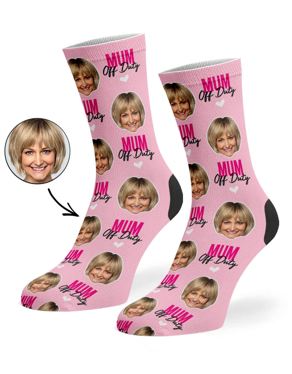 Mum Off Duty Face Socks