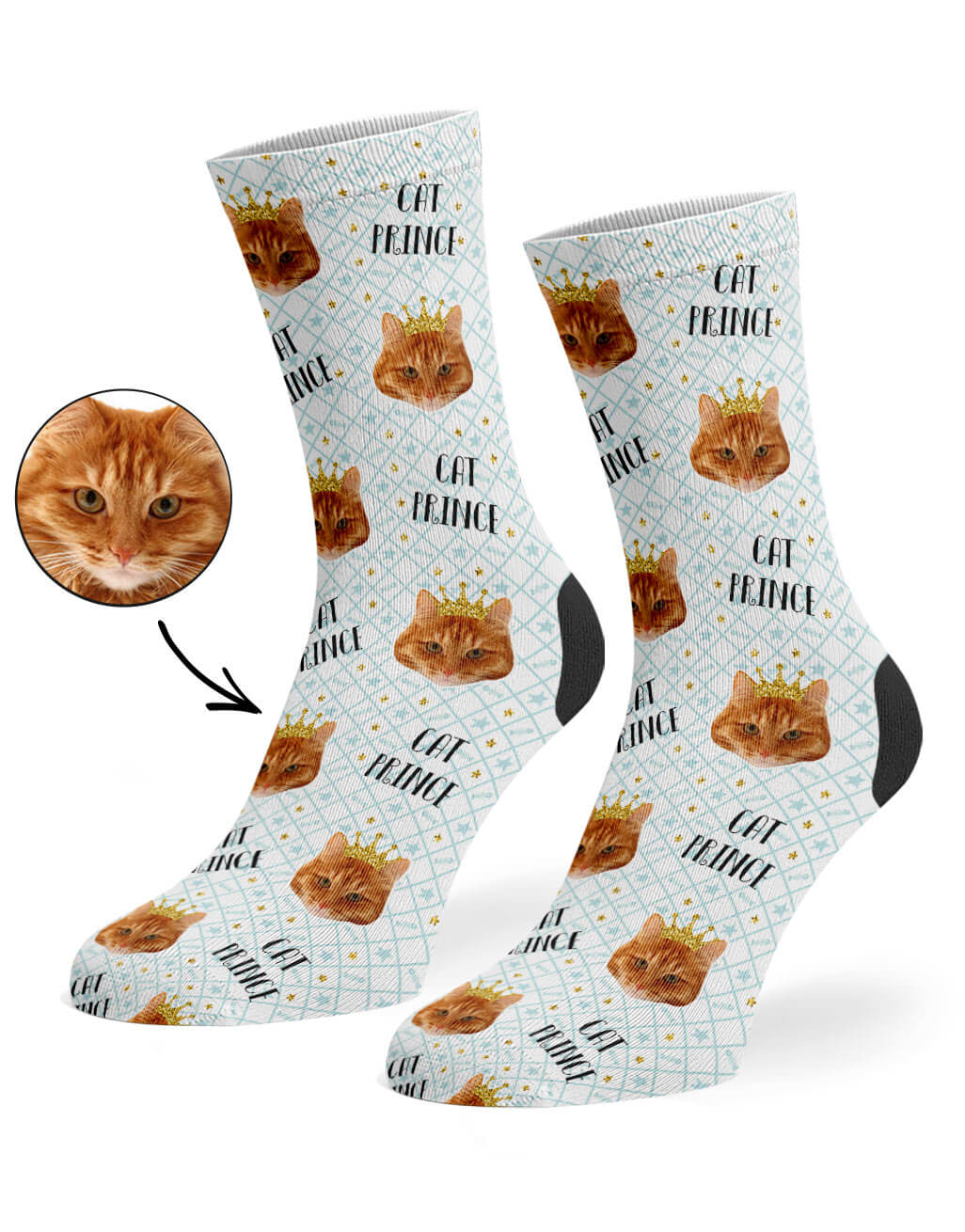 Cat Prince Socks