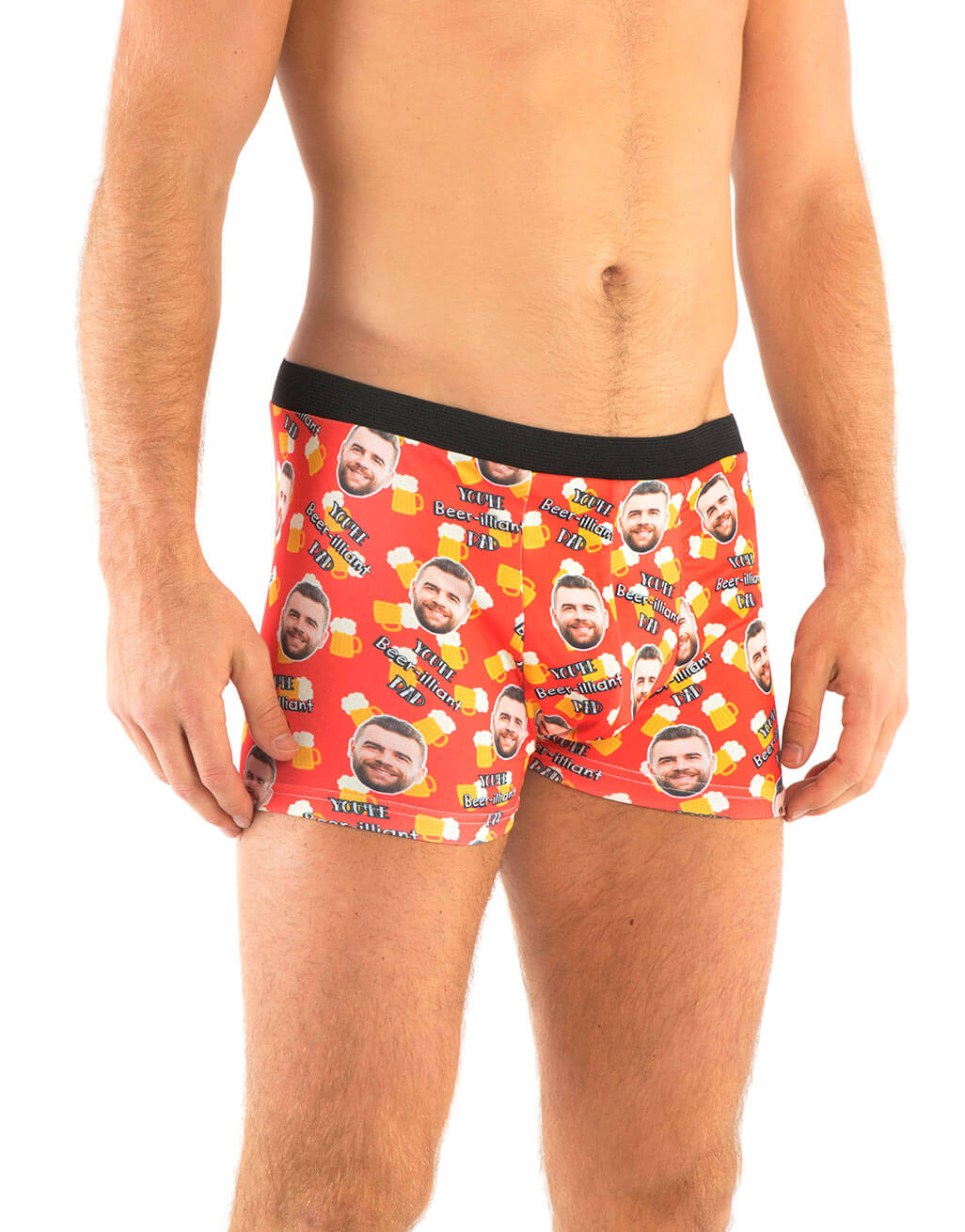 Personalised Beer-illiant Dad Boxers