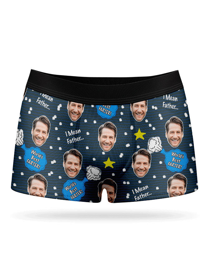 World's Best Farter Personalised Boxer Shorts