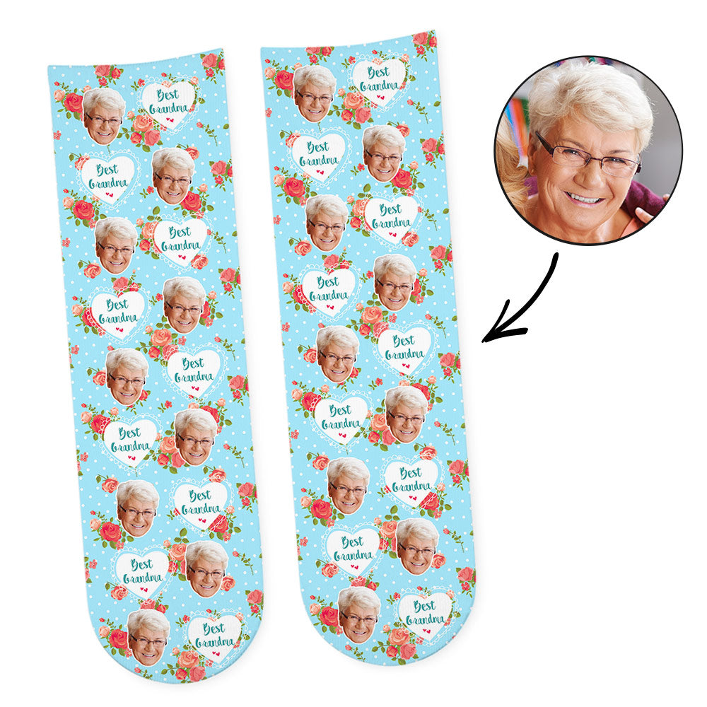 Custom Best Grandma Socks