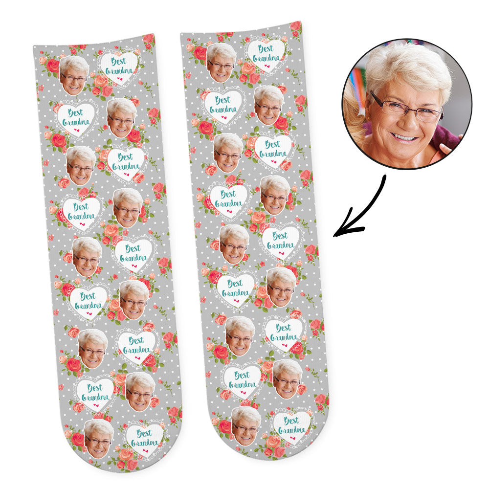 Best Grandma Socks With Your Photo