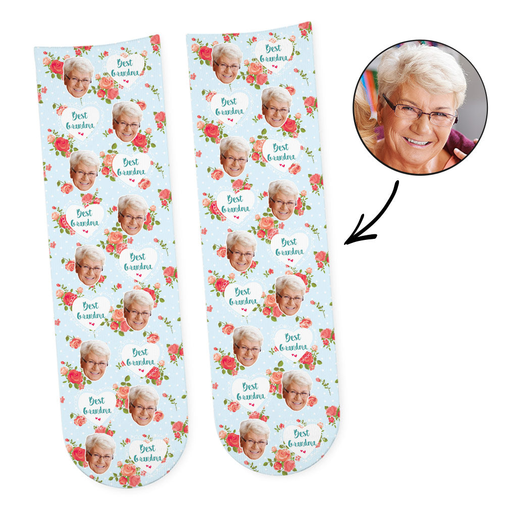 Best Grandma Socks With Her Face