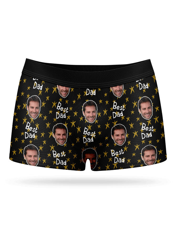 Best Star Dad Face Boxers