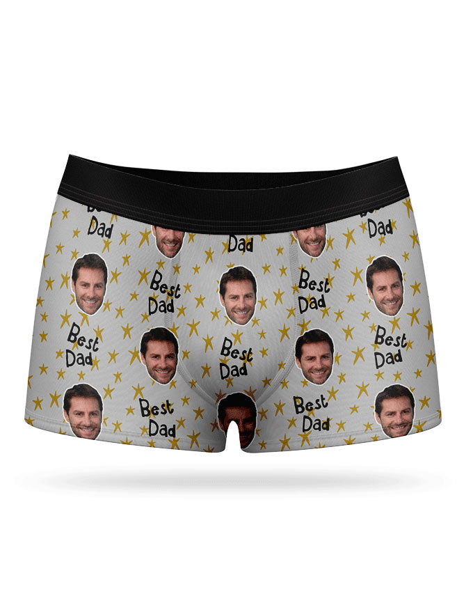 Best Star Dad Face Boxers