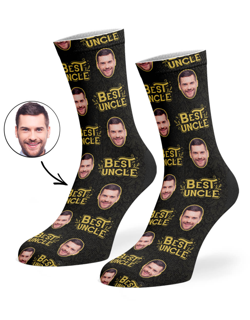 Personalised Best Uncle Socks