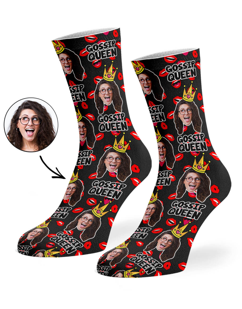 Personalised Gossip Queen Socks