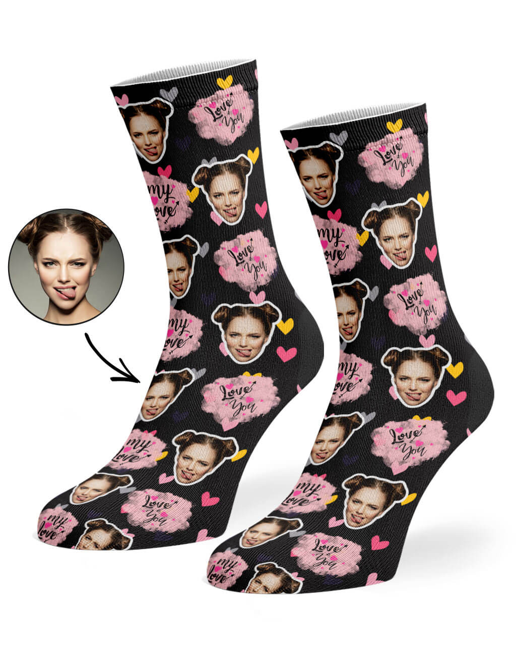 My Love Photo Socks