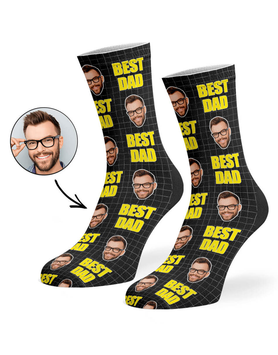 Best Dad Face Socks