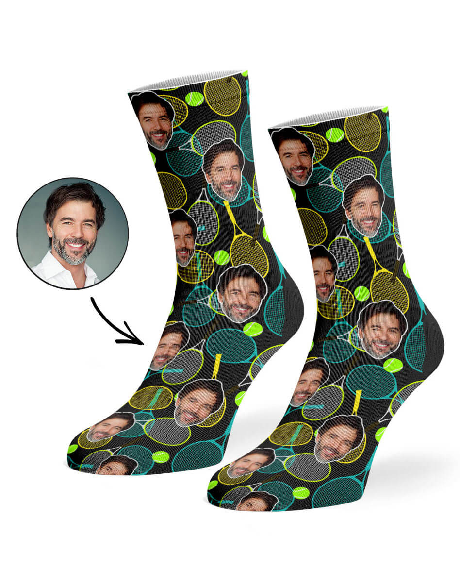 Tennis Racket Face Socks