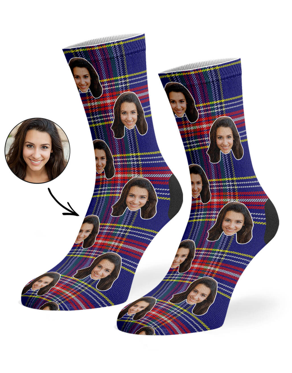 Personalised Scottish Tartan Socks