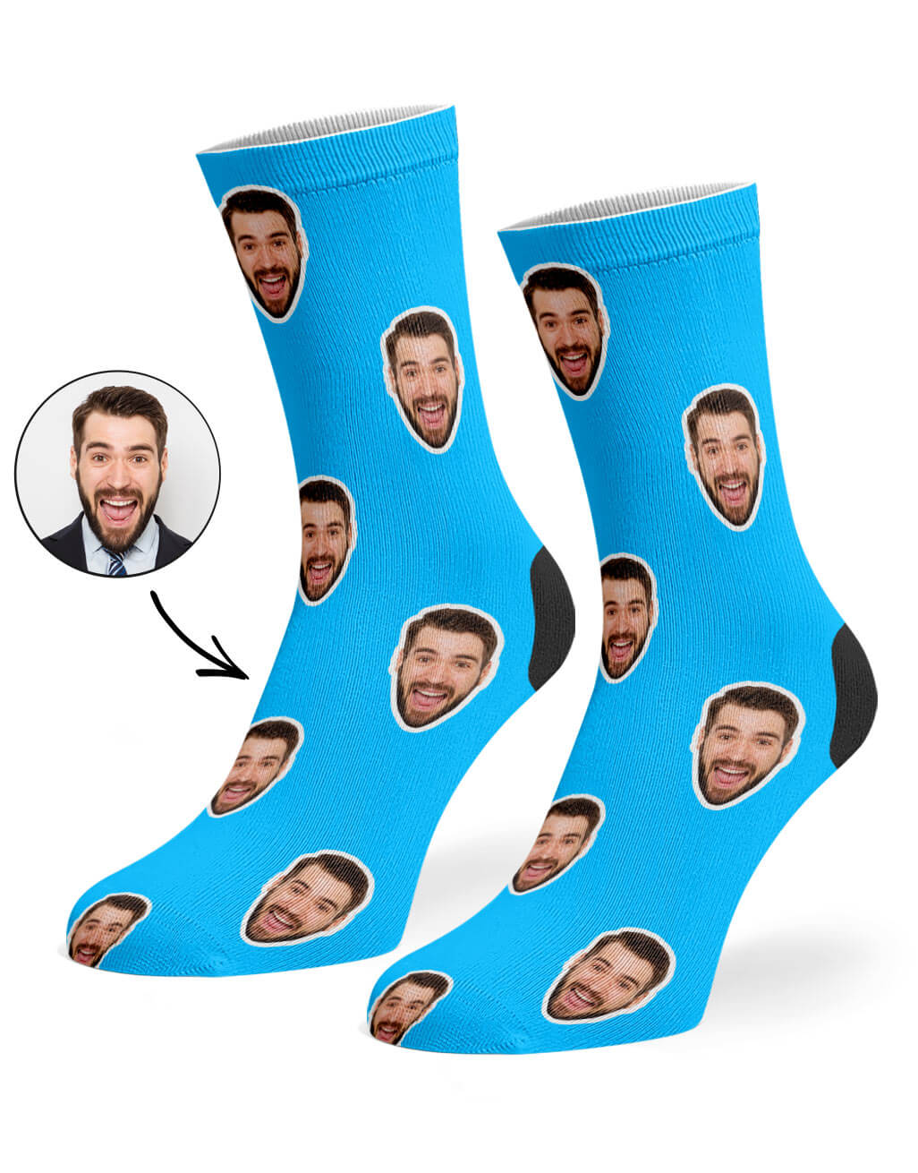 Your Face On Personalised Photo Socks