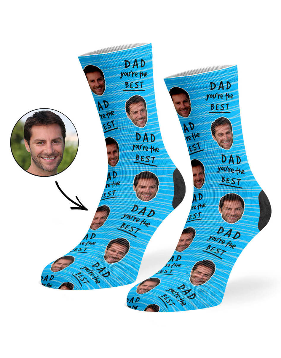 Personalised Dad You're The Best Socks