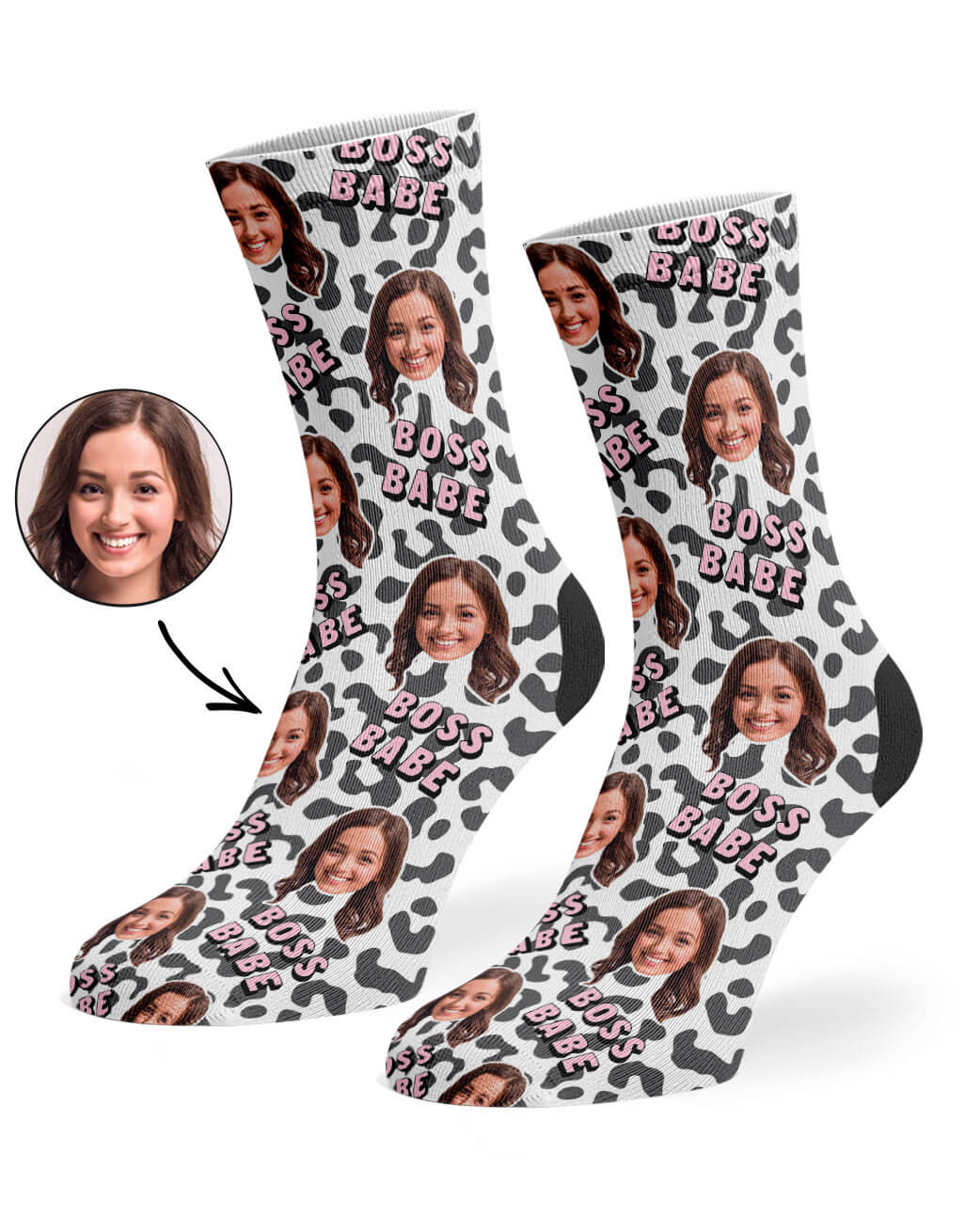 Personalised Boss Babe Socks