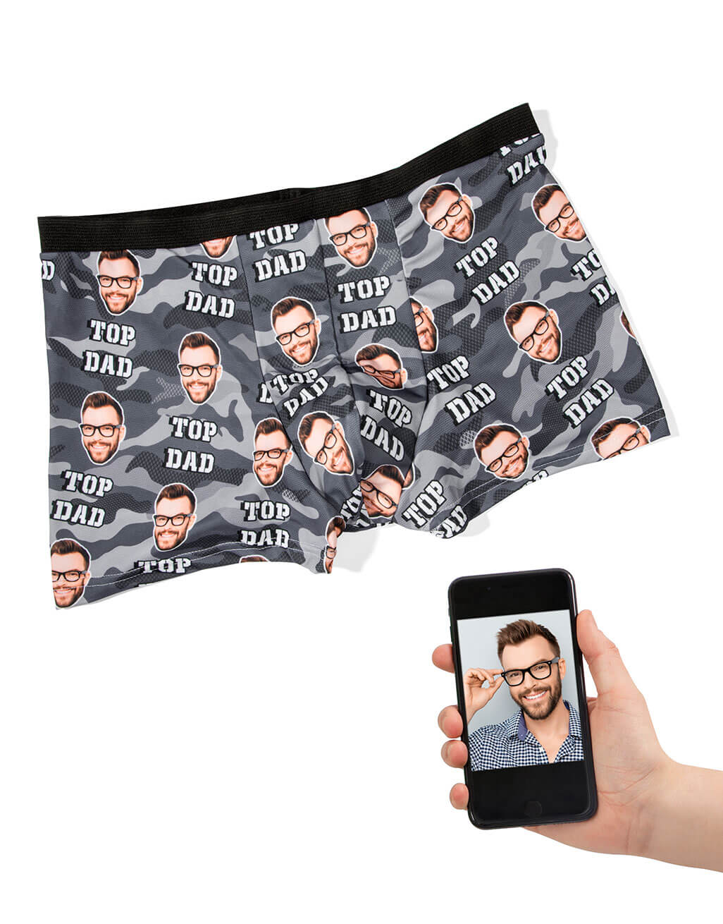 Top Dad Photo Boxers