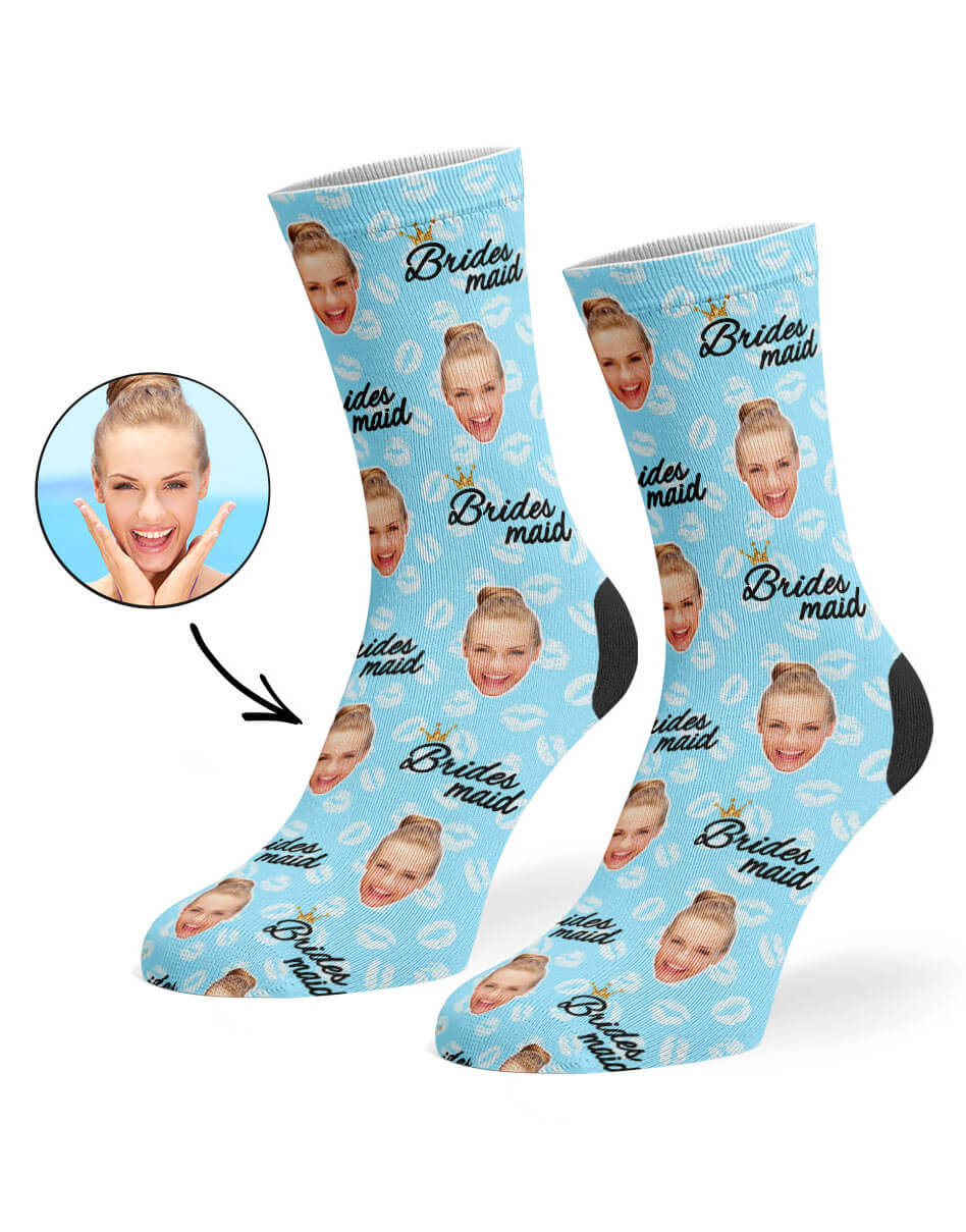 Bridesmaid Face Socks