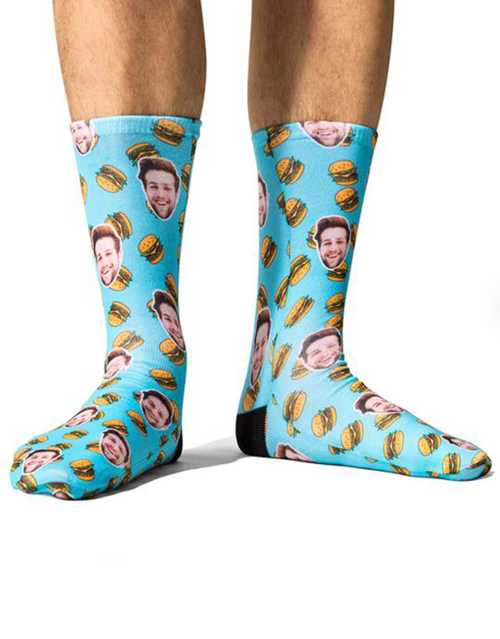 Burger Face Socks