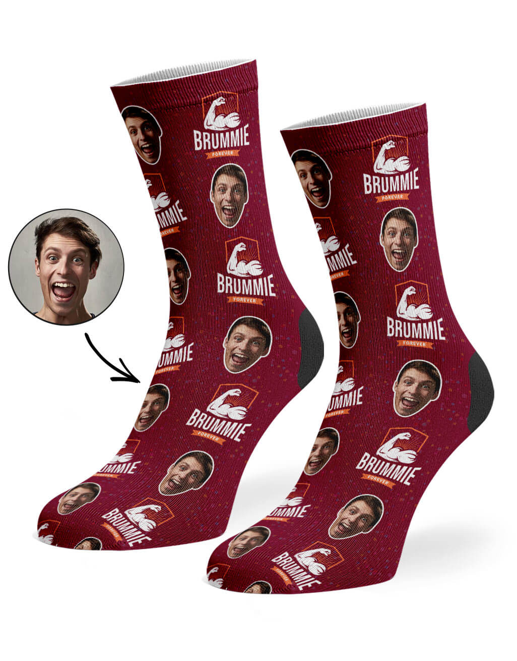 Brummie Forever Face Socks