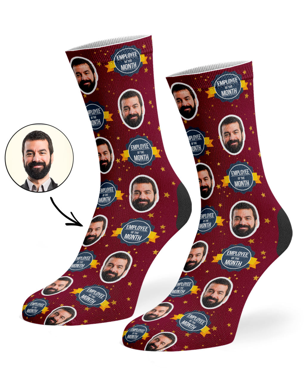 Funny Employee Of The Month Socks Gift