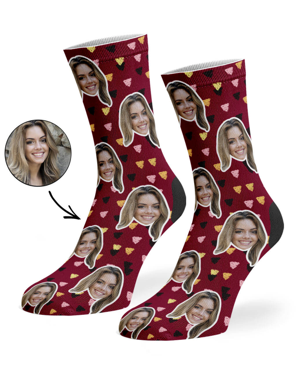 Paint Triangle Socks Gift