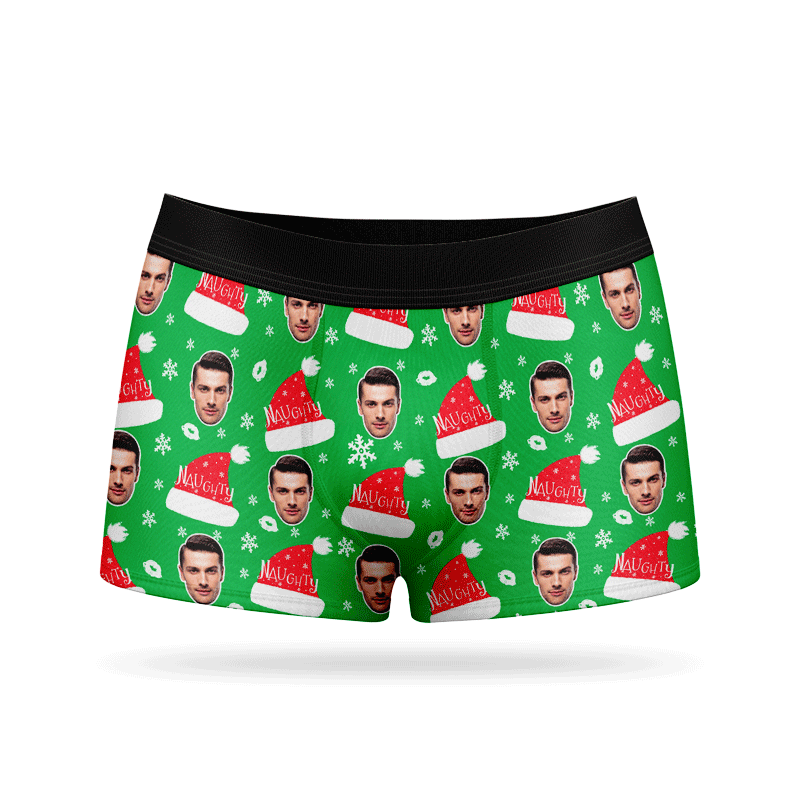 Personalised Naughty List Boxers