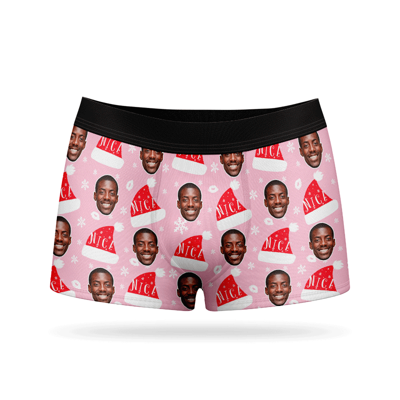 Personalised Nice List Boxers