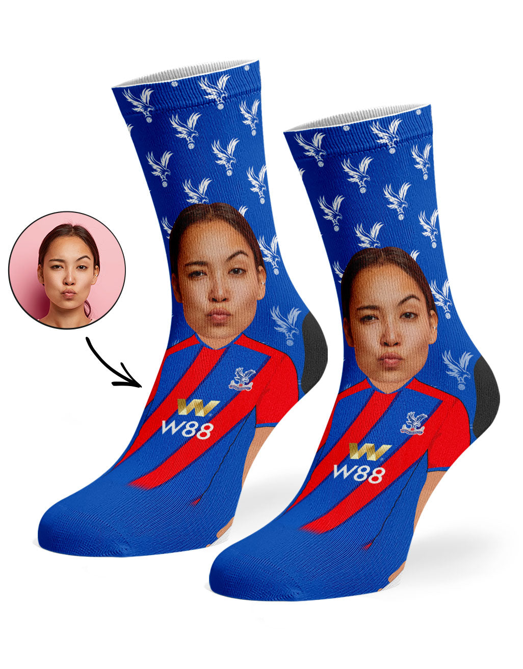 Crystal Palace Fan Socks