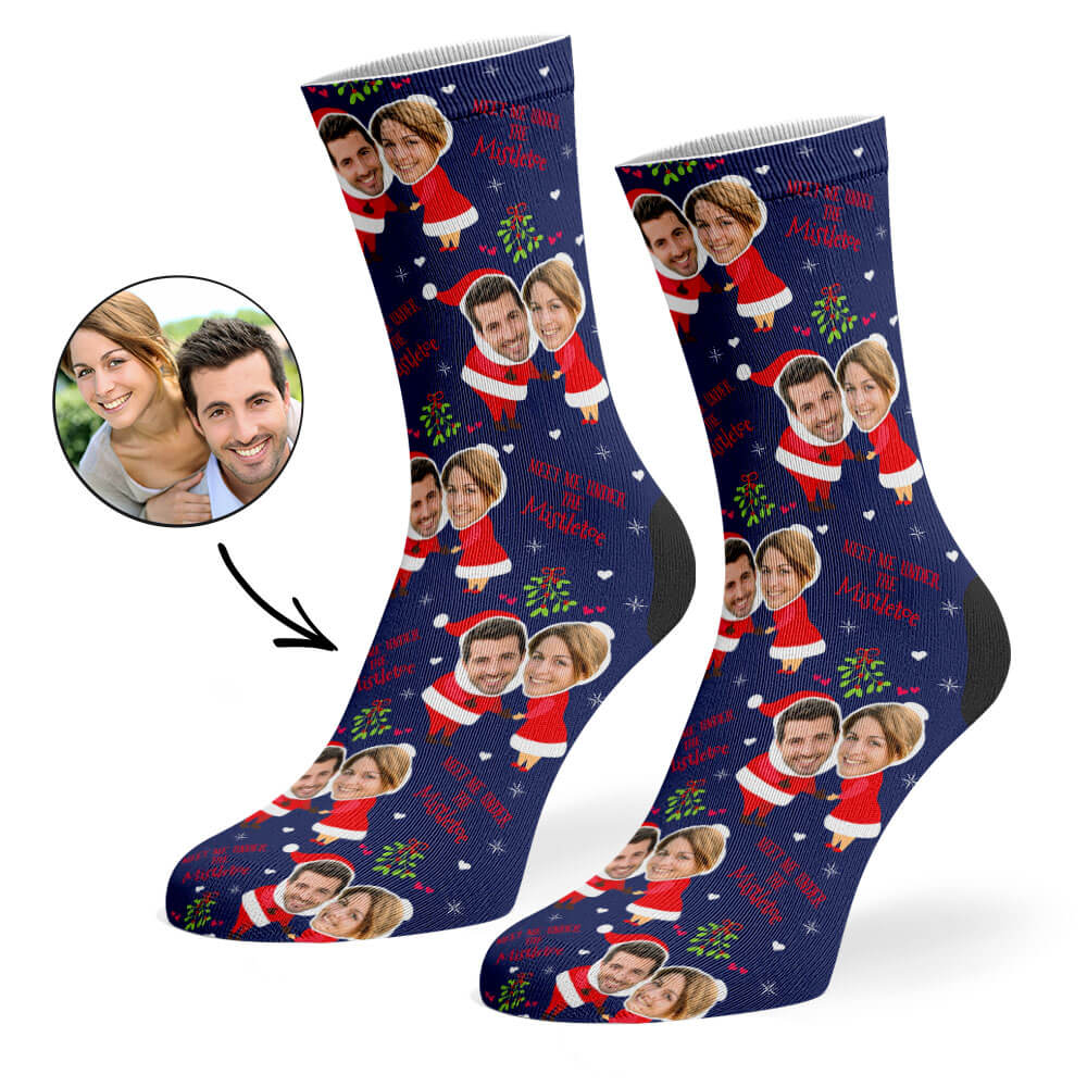 Custom Mr & Mrs Claus Socks