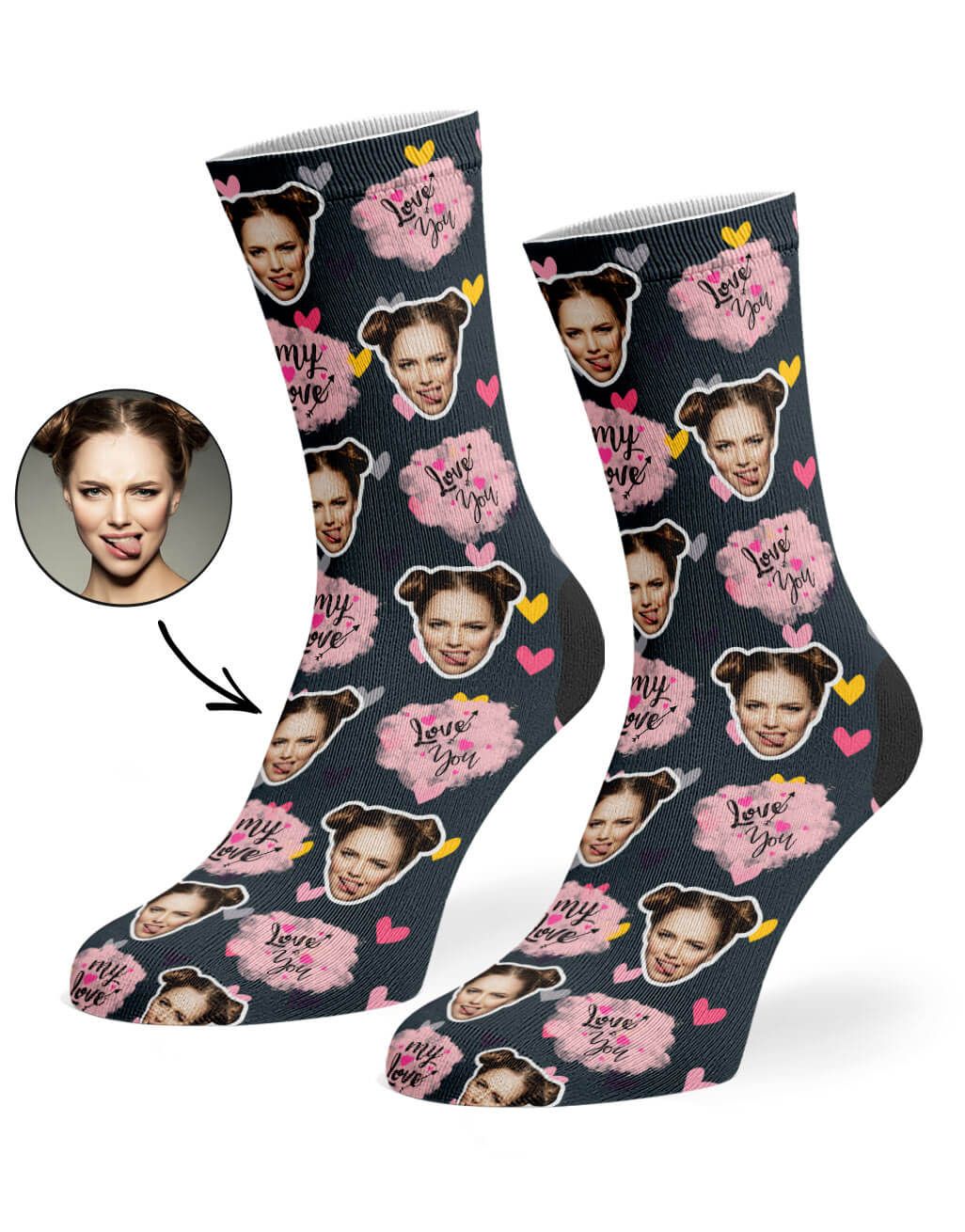 My Love Socks Valentines Day Gift