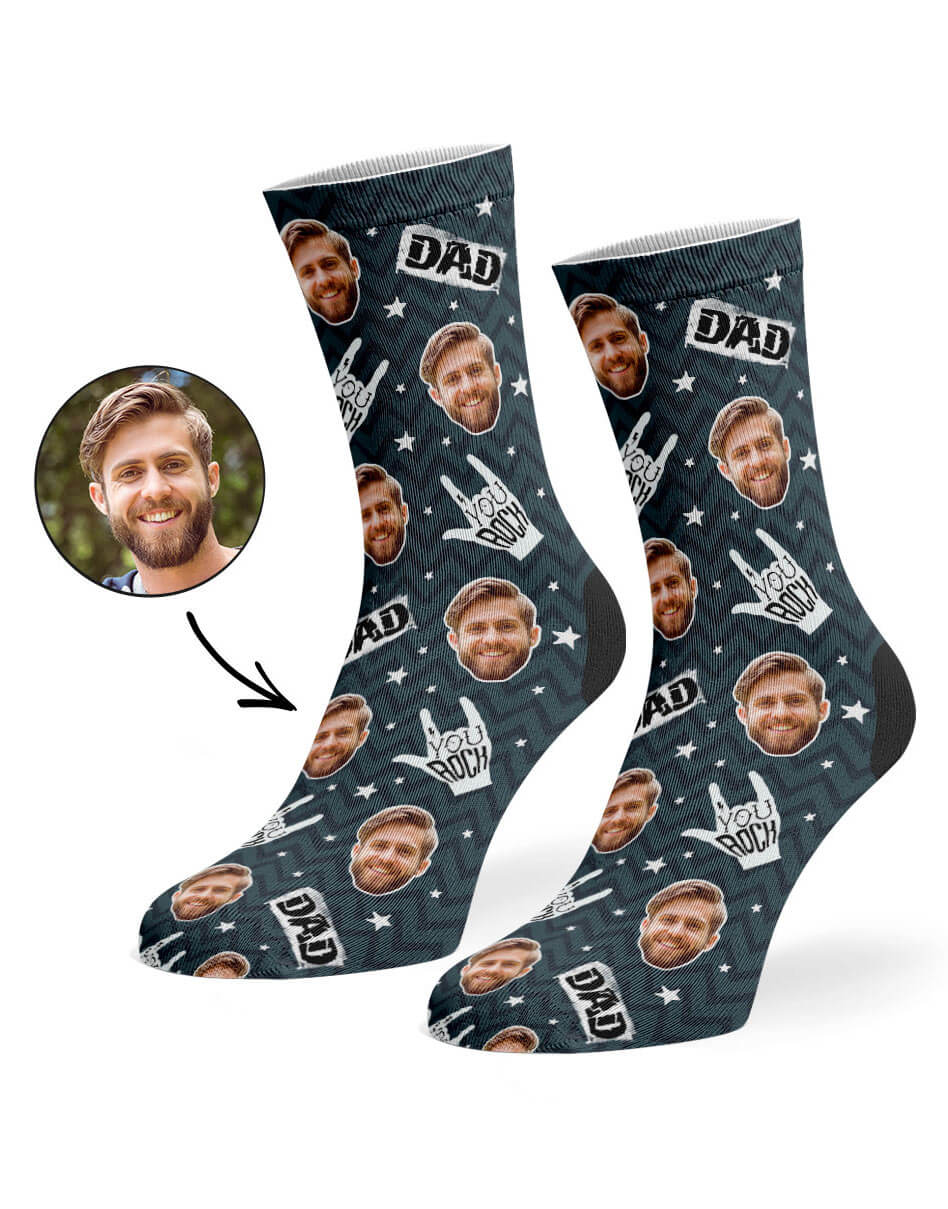 You Rock Dad Socks Gift