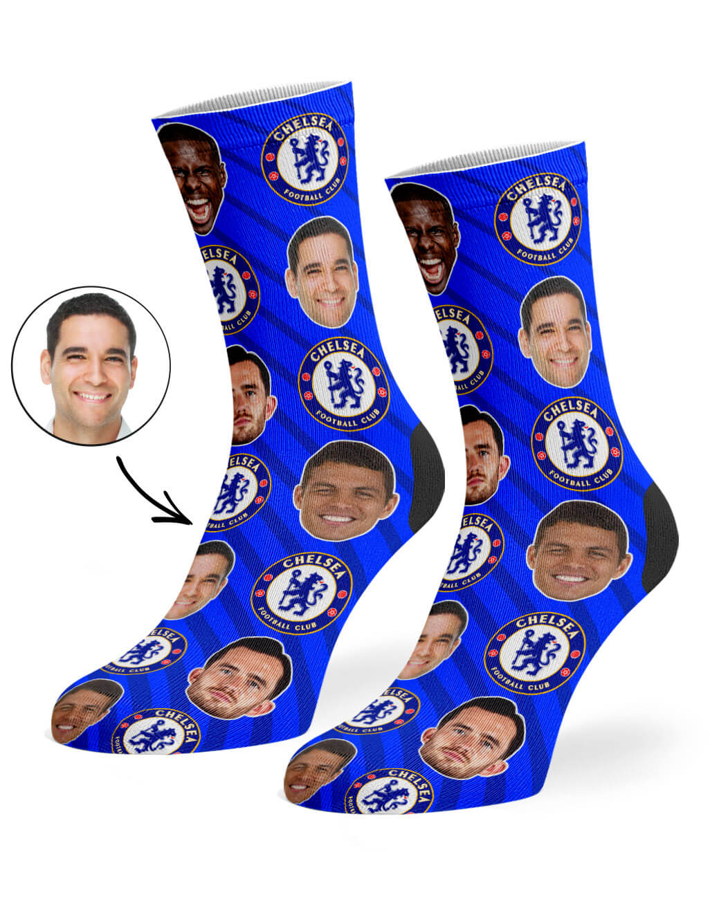 Chelsea Player Photo Socks