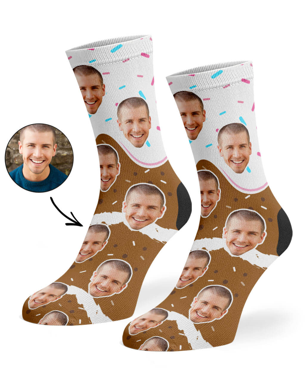 Birthday Cake Socks Gift