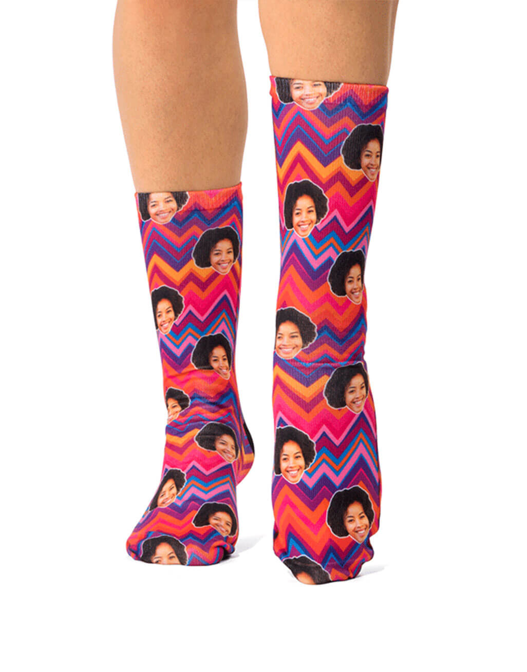 Colourful Zig Zag Socks