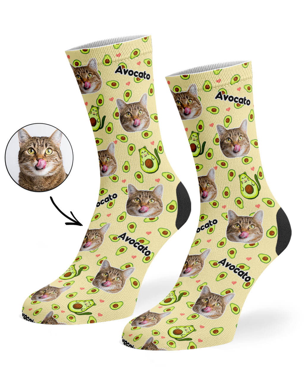 Your Cat Avocato Socks