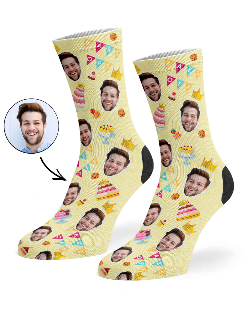 Unique Bake Off King Socks