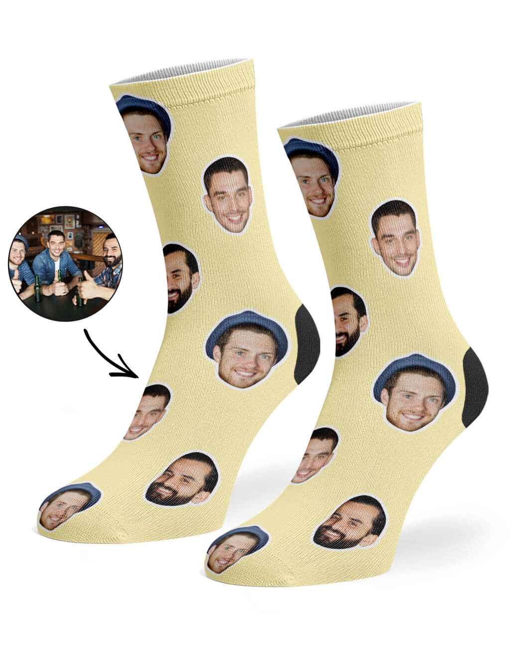 Funny Best Friend Face Socks