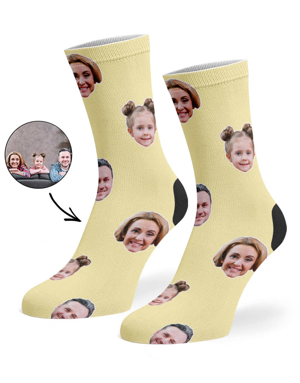 Family Face Cream Socks