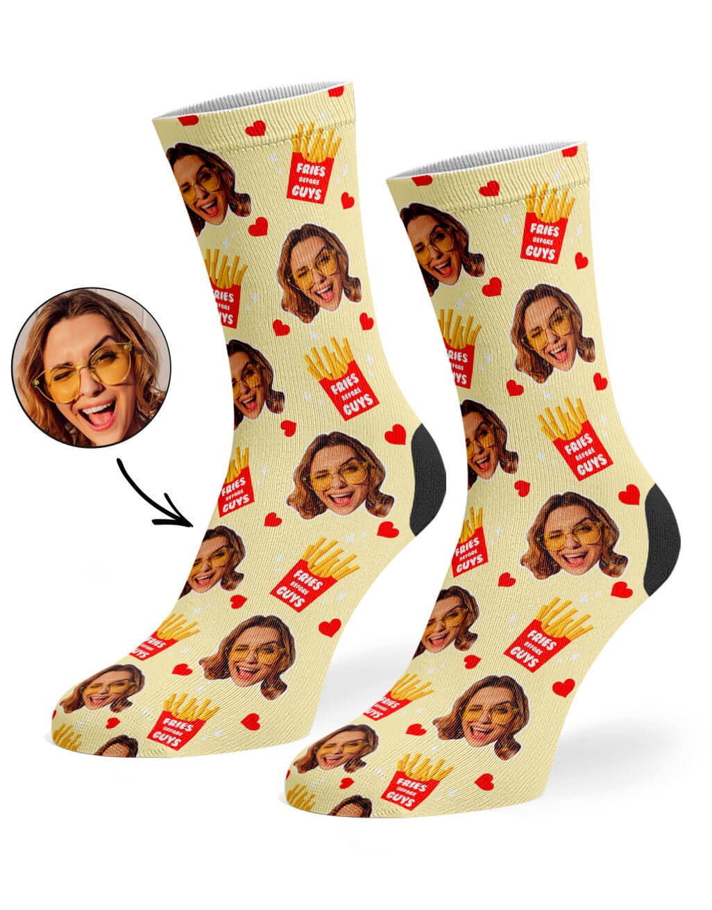 Fries Before Guys Socks Gift