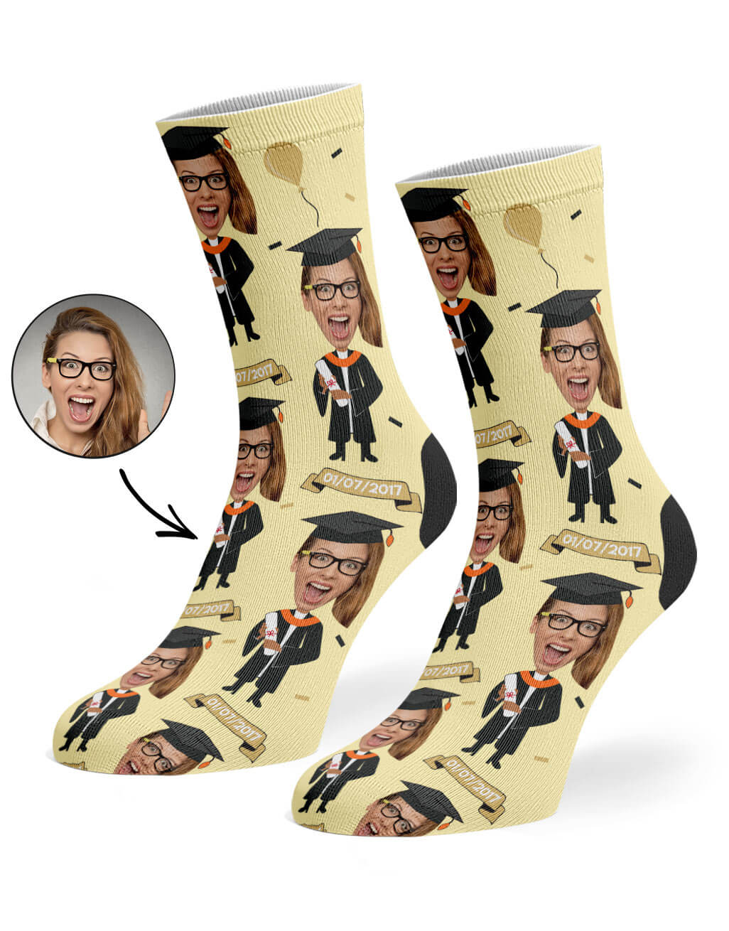 Personalised Graduation Socks