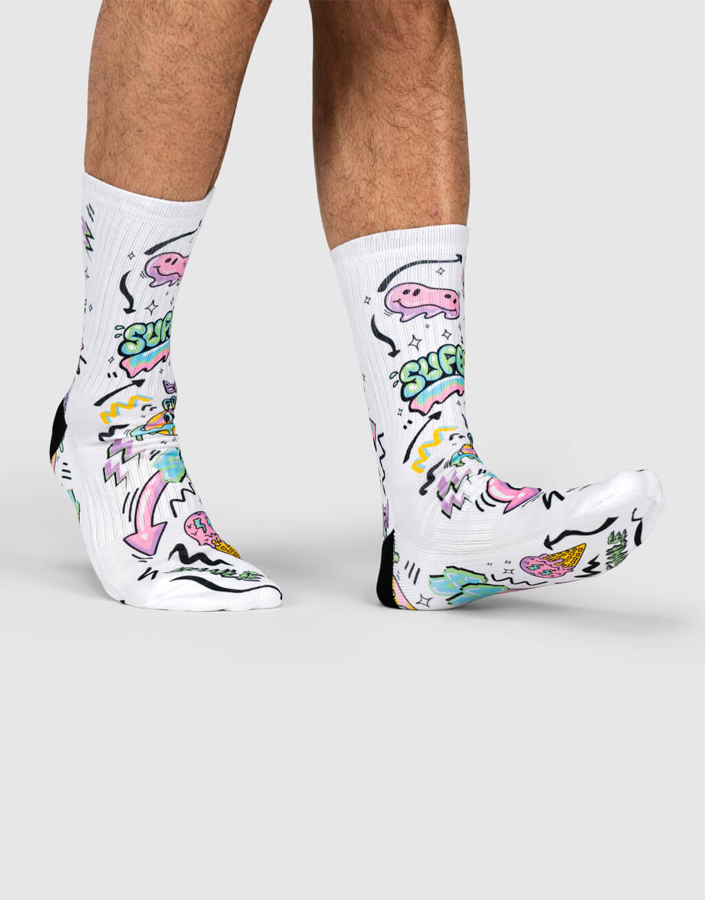 Graffiti Pop Socks