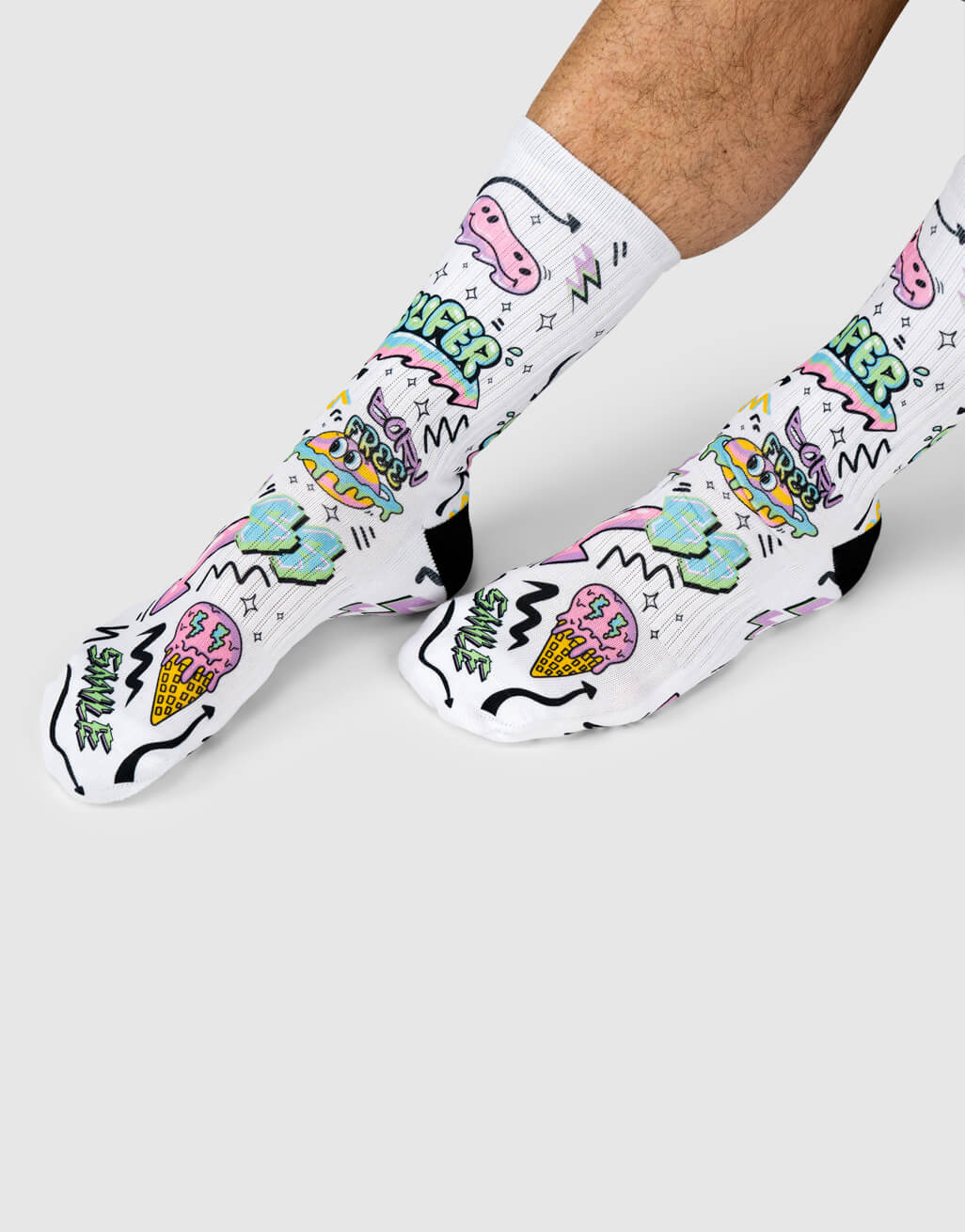 Graffiti Pop Socks