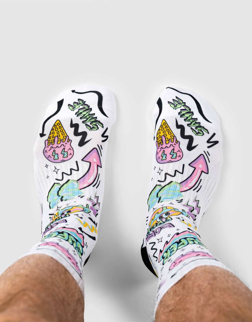 Graffiti Pop Socks