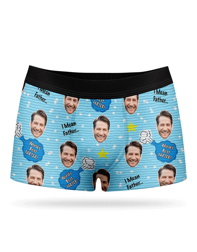 World's Best Farter Photo Boxer Shorts