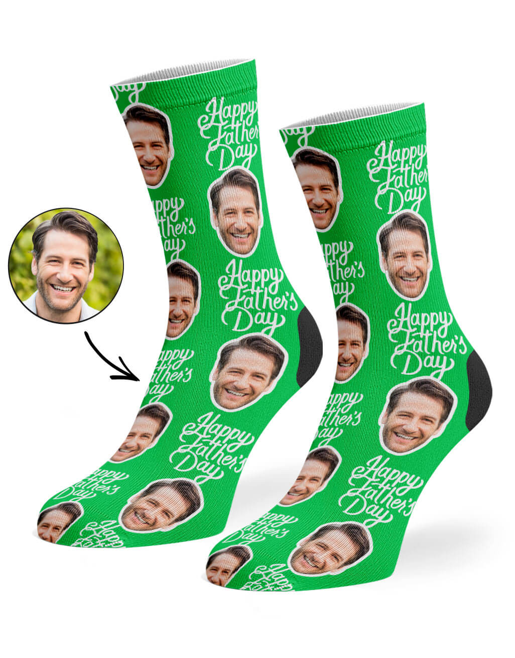 Green Father's Day Socks