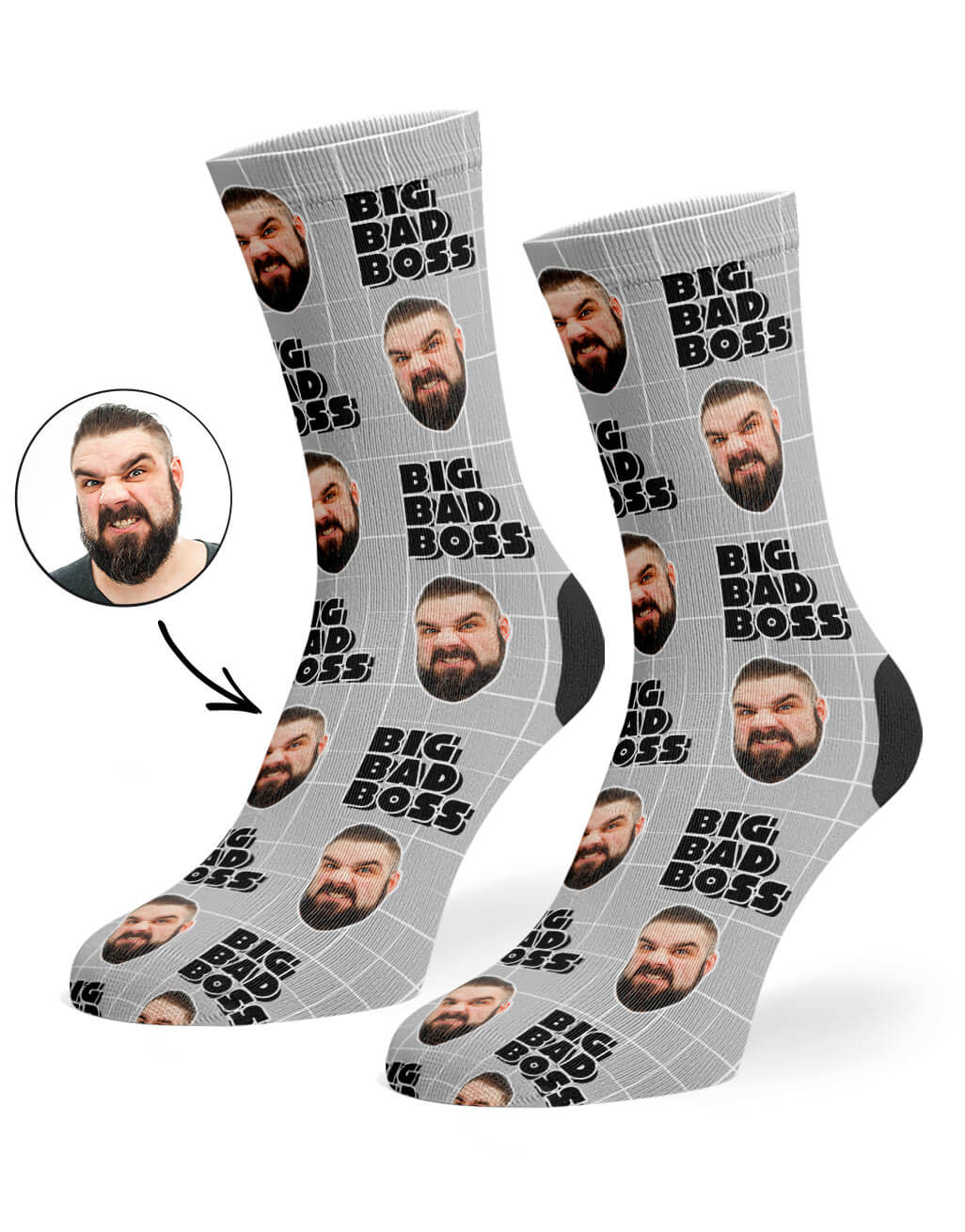 Custom Big Bad Boss Socks