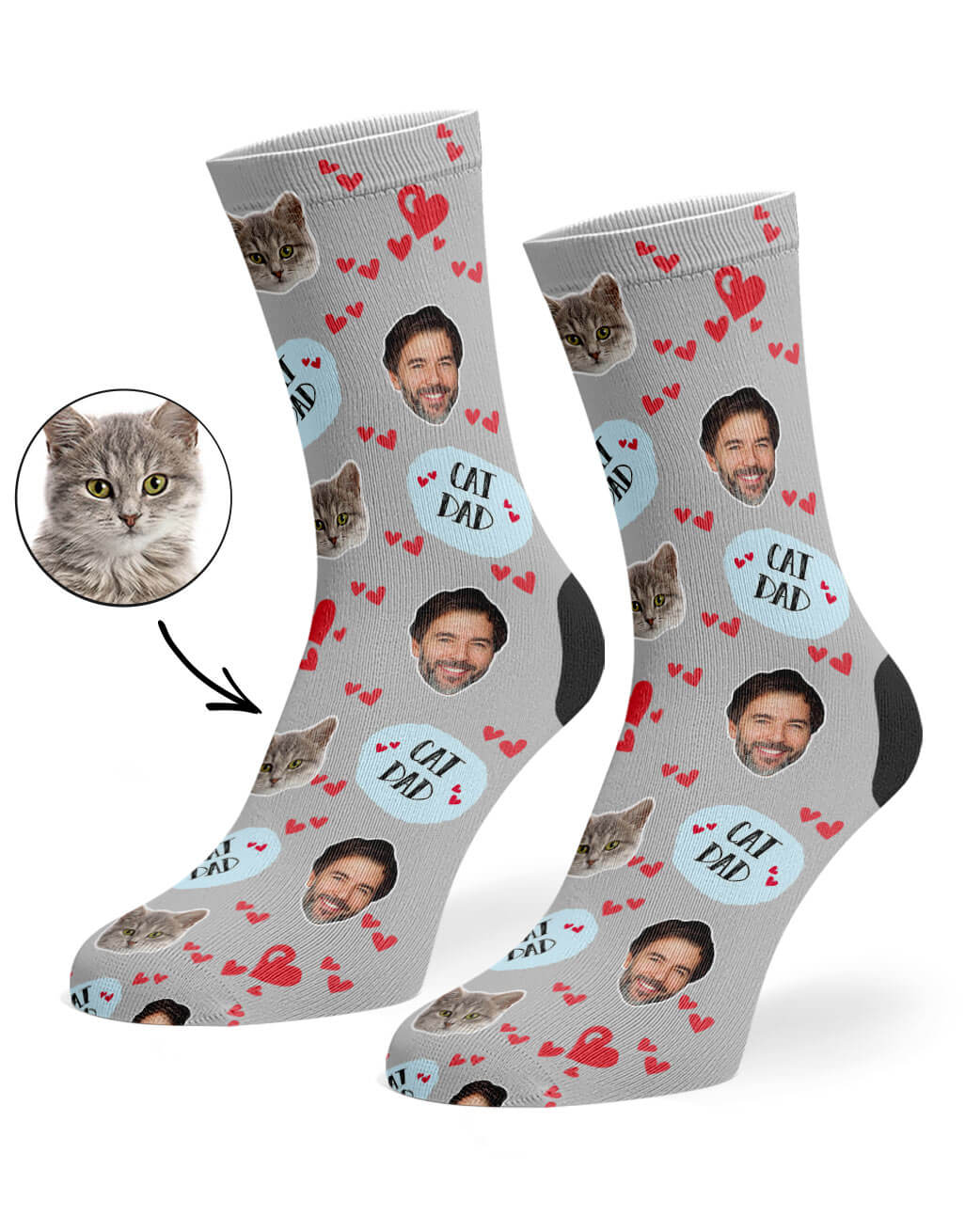 Cat Dad Socks