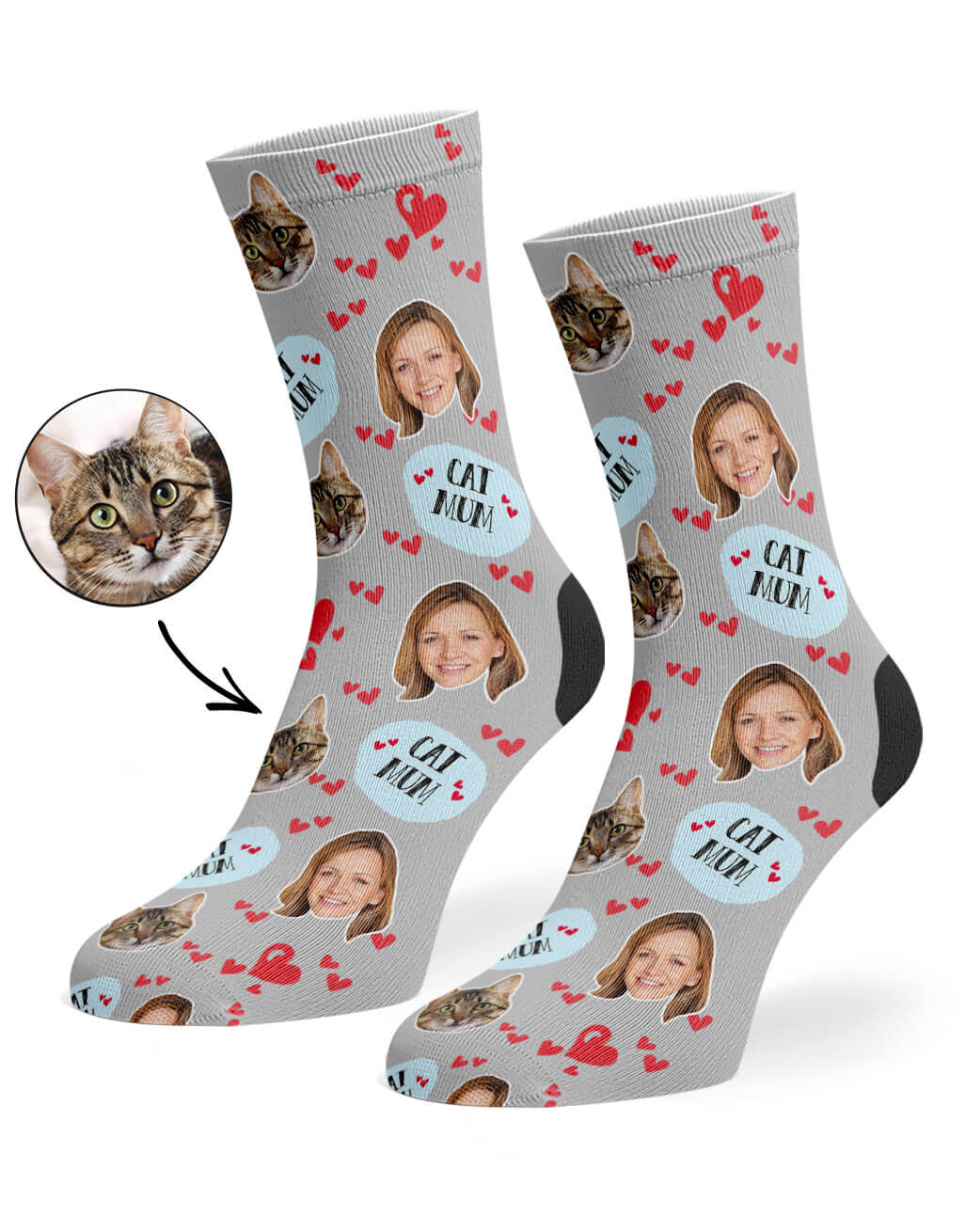 Cat Mum Socks