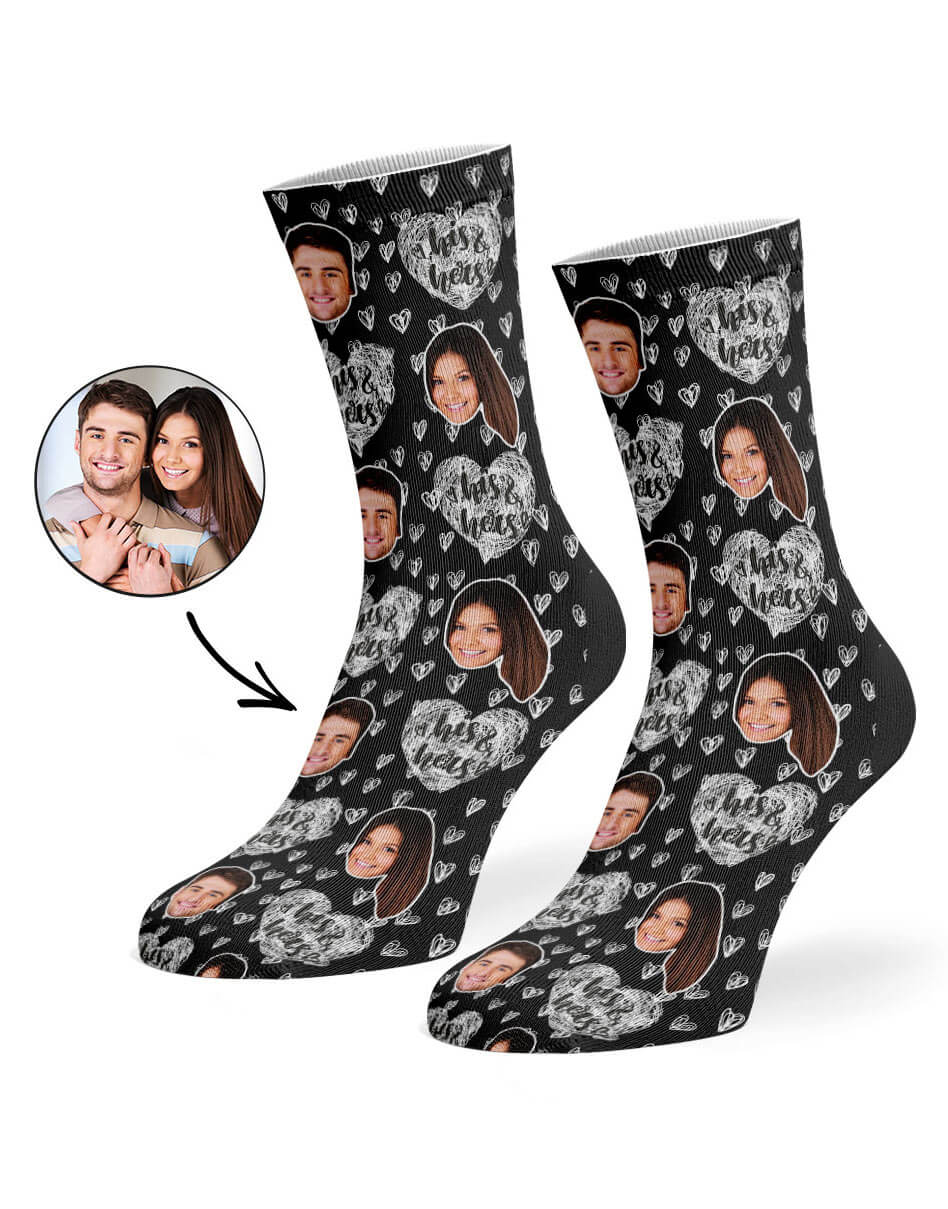 His & Hers Socks Matching Set